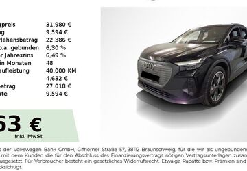 Audi Q4 e-tron 51.800 km 31.980 &euro; Höchstadt an der Aisch 91315