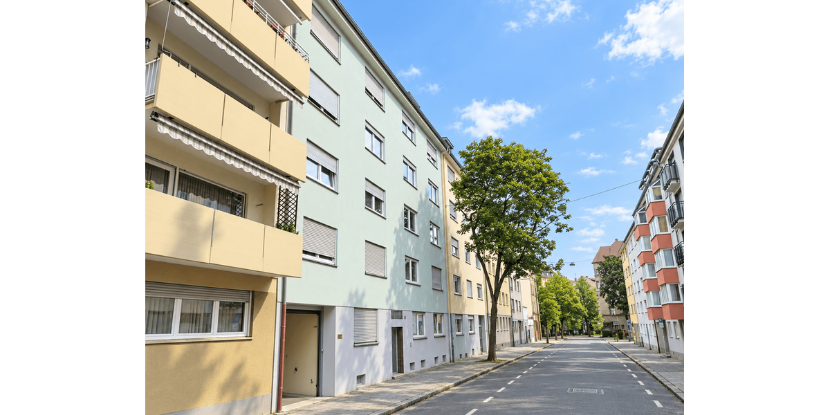 Etagenwohnung Nürnberg Gibitzenhof - 1 Zimmer, 50 m&sup2;, 670&euro; | Angebot:27447330